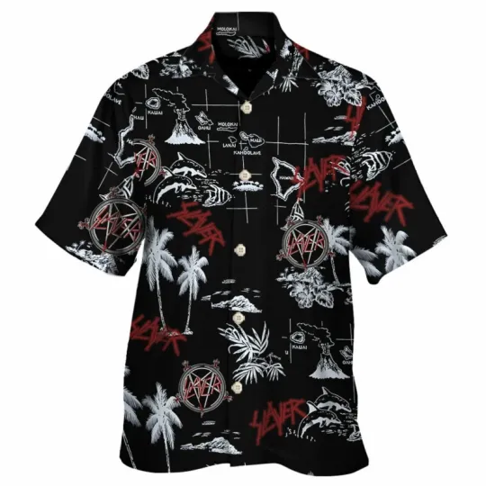 Discover Slayer Rock Music Aloha Hawaiian Shirt_muy_70