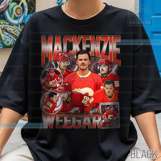 Discover Vintage MacKenzie Weegar shirt, MacKenzie Weegar Tee, Comfort colors MacKenzie Weegar Tee, Bootleg Rap tee, Calgary Youth Hockey Tee
