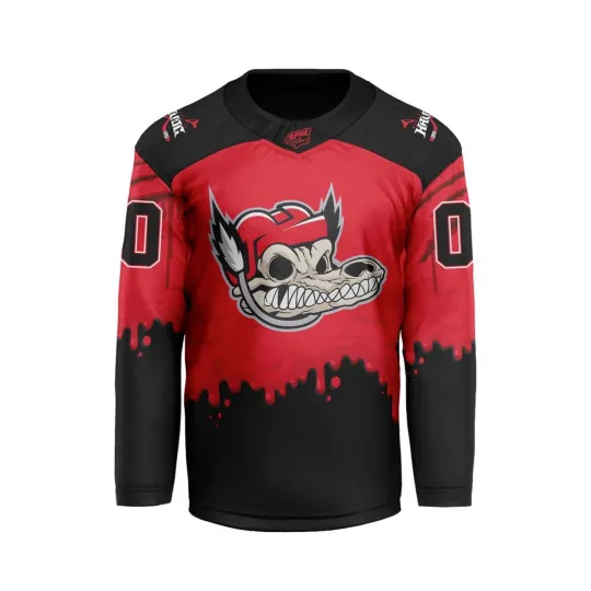 Discover Personalized Huntsville Havoc Spooky Szn Hockey Shirt Men's Fan Gear Gift