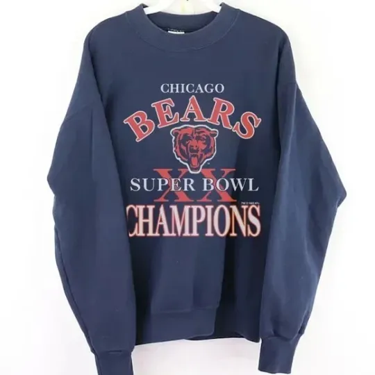 Chicago Bears 1985 Super Bowl XX Champions Football SweatShirt