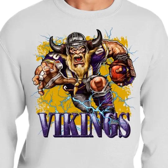 Minnesota Vikings Sweatshirt Minnesota Vikings Football Fan Gift