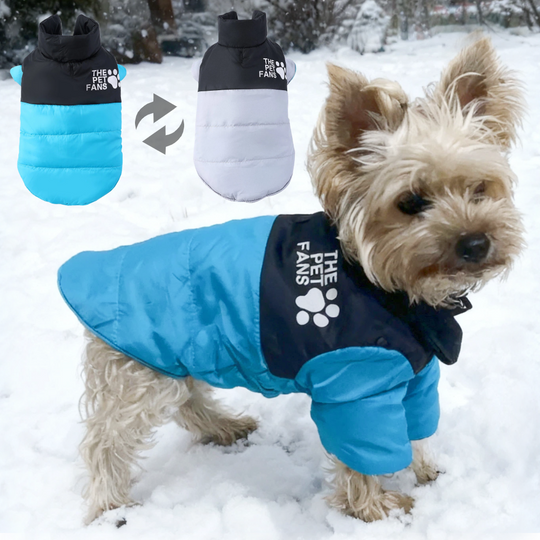 Discover Reversible Dog Jacket For Small Medium Dogs Waterproof Pet Clothes For Winter Warm Pets Outfits Chihuahua Yorkshire Pug Costume
