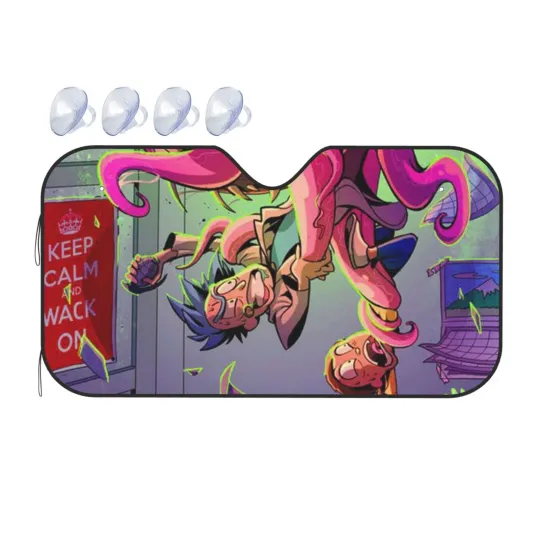 Discover Rick And Rickandmorty Car Sun Shade Windshield Sunshade Aluminum Foil Sun Shield For Uv