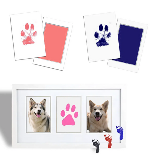 Discover Pet Handprint Footprints For Large Small Pets Ink Pads Safe No-Touch Skin Inkless Inkpad Kits Cat Dog Paw Prints Souvenirs Gifts