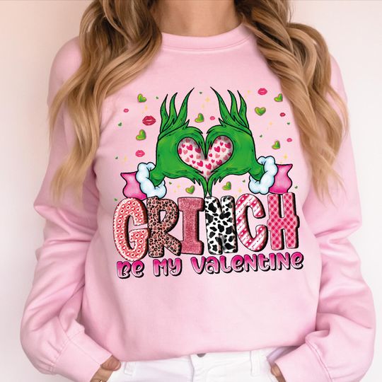 Discover Valentine funny character Sweatshirt, Green Valentine Hoodie, Funny Valentine Shirt, funny character Shirt, Cute funny character Sweatshirt, MSS191