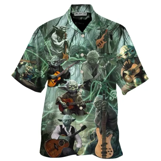 Discover Star Wars Yoda Playing Guitar Fantastic 8211 Hawaiian Shirt 8211 Owl Ohh_2l1_15