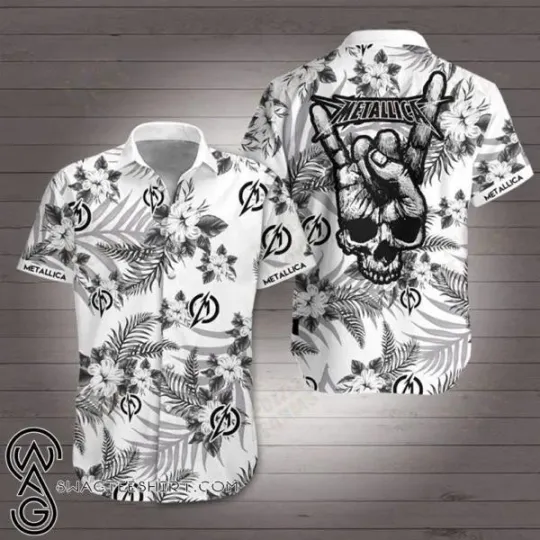 Discover Metallic Band Hawaiian Shirt Style 3 8211 OwlOhh_neo_37