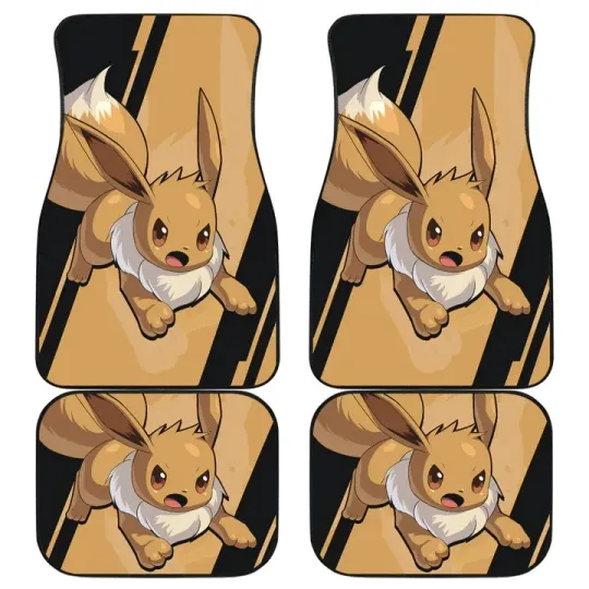 Eevee PKM Car Floor Mats Style Custom For Fans