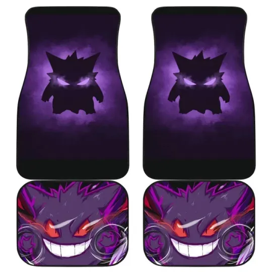 PKM Gengar Car Floor Mats Universal Fit Car Accessories