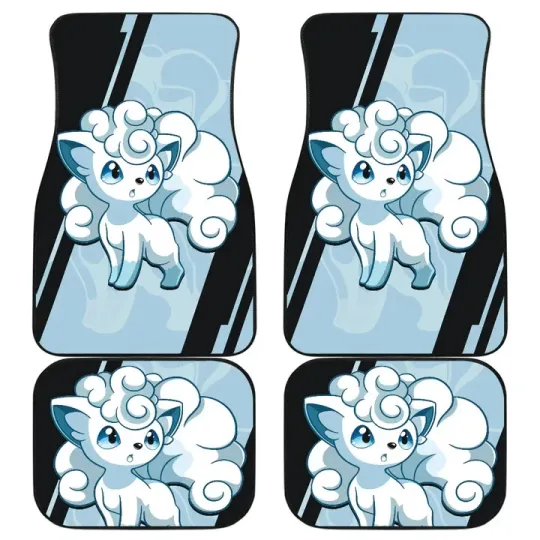 Vulpix alola PKM Car Floor Mats Style Custom For Fans Car Accessories