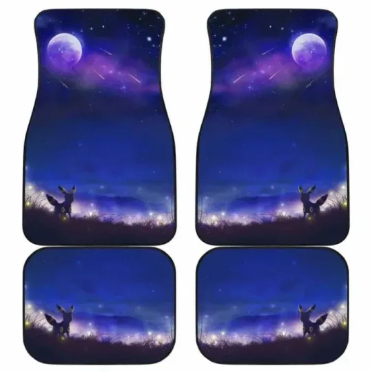 Discover Umbreon Car Floor Mats Universal Fit Car Accessories