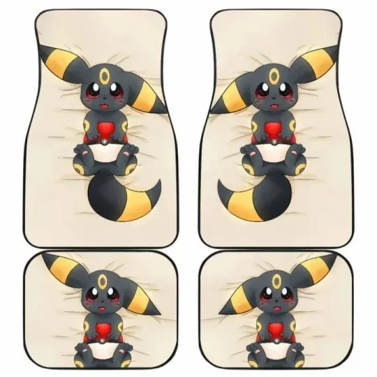 Umbreon PKM Car Floor Mats Universal Fit Car Accessories