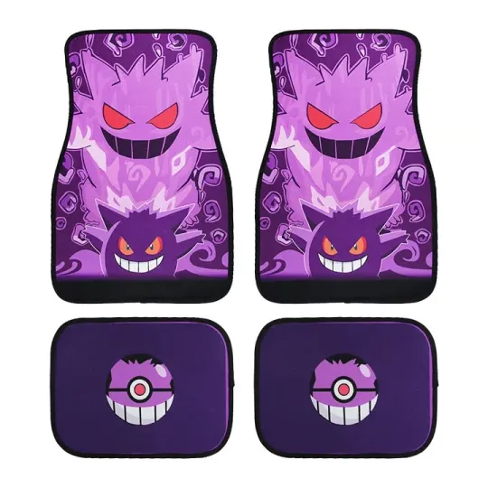 Gengar PKM Car Floor Mats Universal Fit Car Accessories
