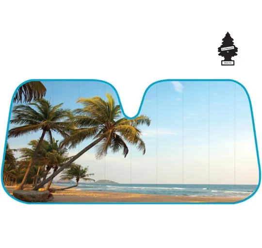 Discover For Hyundai New Large 57x27 Beach Car Windshield Popups Sunshade Bundle