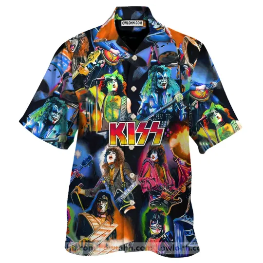 Kiss Band Summer Hawaiian Shirt