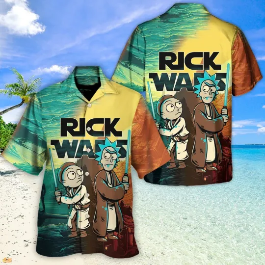 Rick amp Rickandmorty Summer Hawaiian Shirt
