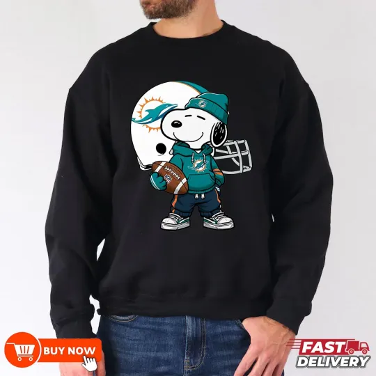 Miami Dolphins Football Sweatshirt