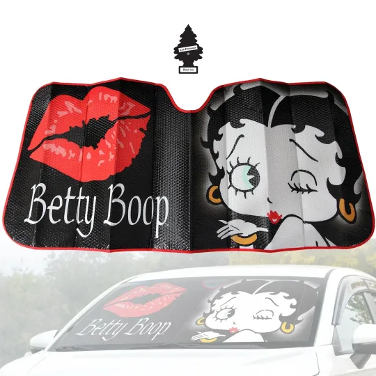 Discover New Betty Boop Car Window Accessory Windshield Sun Shade Bundle For ISUZU
