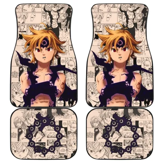 Discover Seven Deadly Sins Meliodas Anime Car Floor Mats Car AccessoriesMix Manga