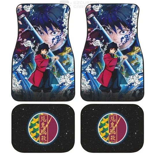 Discover demon Giyuu Tomioka Car Floor Mats Fit Car Accessories