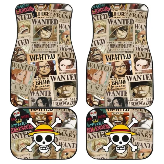 Discover One Piece Anime Car Floor Mats Car Accessories