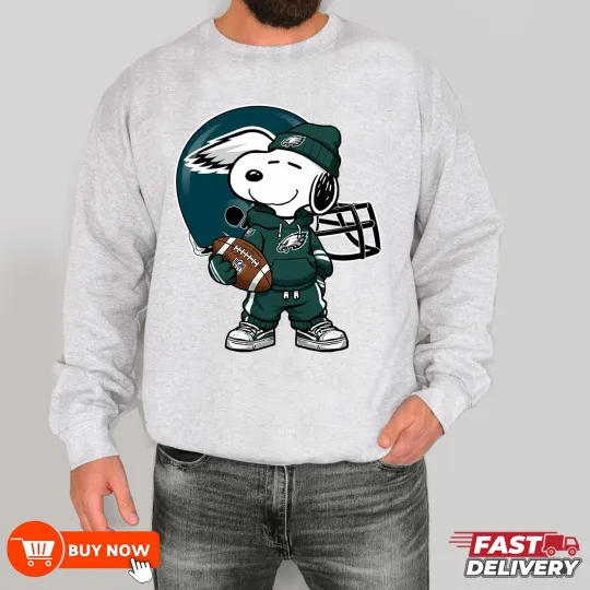 Discover Philadelphia Eagles Football Sweatshirt