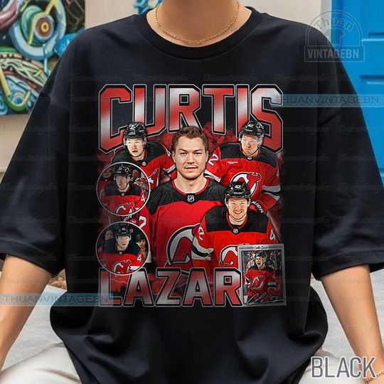 Discover Vintage Curtis Lazar shirt, Curtis Lazar Tee, Comfort colors Curtis Lazar Tee, Bootleg Rap tee, New Jersey Youth Hockey Tee