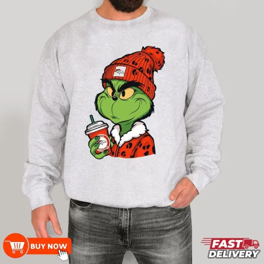 funny character football Denver Broncos Team Football Sweatshirt