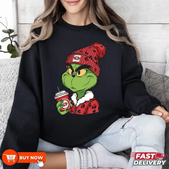 funny character football San Francisco 49ers Team Football Sweatshirt