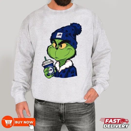 funny character football Buffalo Bills TeamFootball Sweatshirt