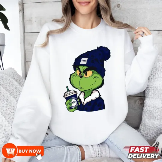 funny character football Seattle Seahawks Team Football Sweatshirt