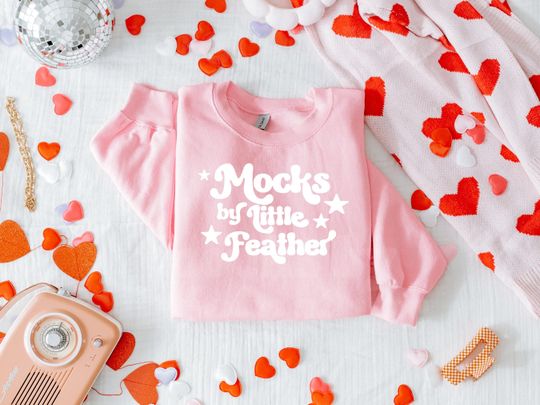 Discover Valentines Day, Pink Valentines Crewneck Sweatshirt