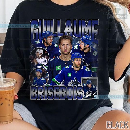 Discover Vintage Guillaume Brisebois shirt, Guillaume Brisebois Tee, Comfort colors Guillaume Brisebois Tee, Bootleg Rap tee, Vancouver Youth Hockey