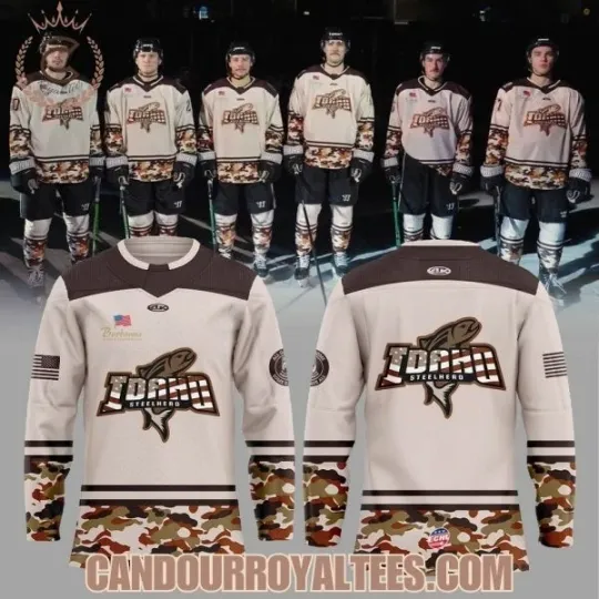 Discover Idaho Steelhead Military Appreciation 2025 Hockey Jersey