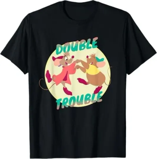 Discover Disney Cinde Jaq And Gus Double Trouble T-Shirt