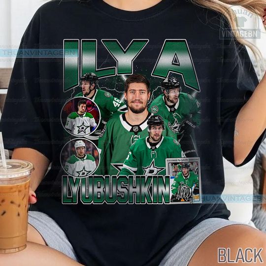 Discover Vintage Ilya Lyubushkin shirt, Ilya Lyubushkin Tee, Comfort colors Ilya Lyubushkin Tee, Bootleg Rap tee, Dallas Youth Hockey Tee