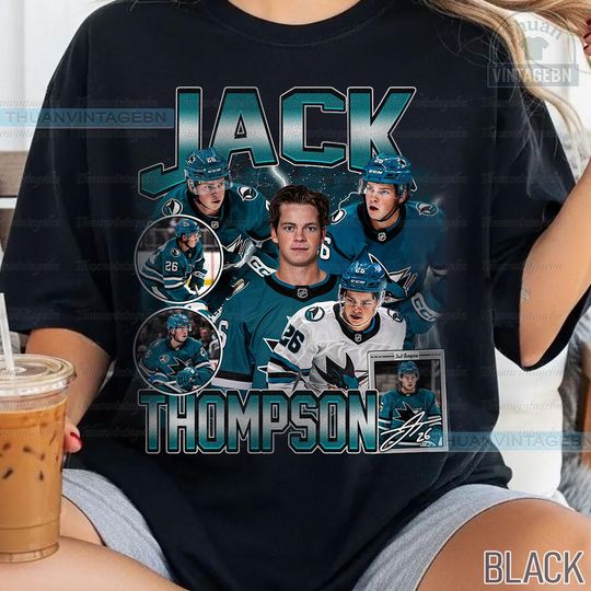 Discover Vintage Jack Thompson shirt, Jack Thompson Tee, Comfort colors Jack Thompson Tee, Bootleg Rap tee, San Jose Youth Hockey Tee