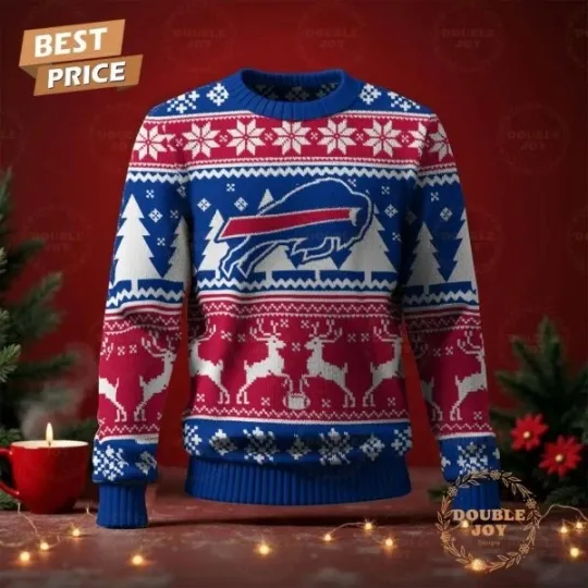 Discover Buffalo Football Merry Christmas 2025 Sweater All Sizes