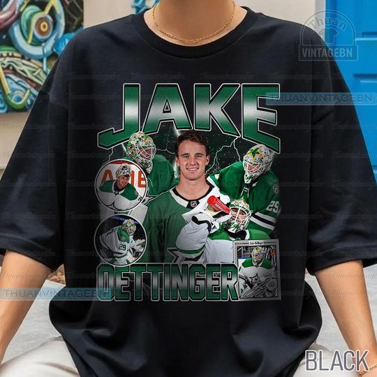 Discover Vintage Jake Oettinger 2 shirt, Jake Oettinger Tee, Comfort colors Jake Oettinger Tee, Bootleg Rap tee, Dallas Youth Hockey Tee