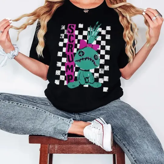 Discover Cute Disney Lilo & Stitch  Doll Punk T-shirt Unisex