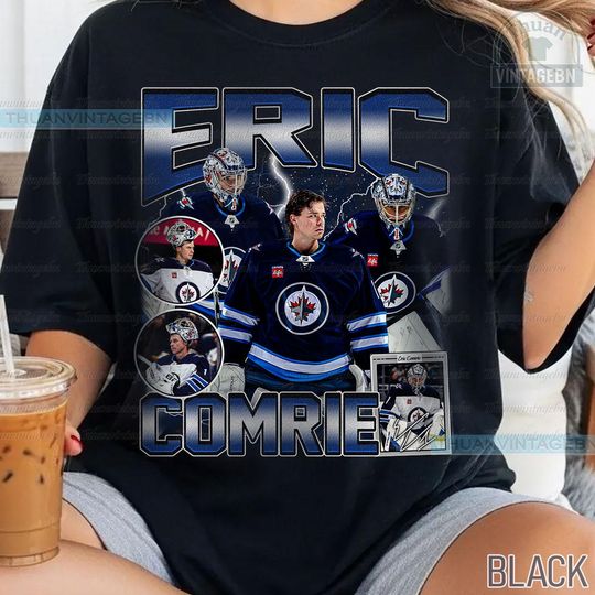 Discover Vintage Eric Comrie shirt, Eric Comrie Tee, Comfort colors Eric Comrie Tee, Bootleg Rap tee, Winnipeg Youth Hockey Tee