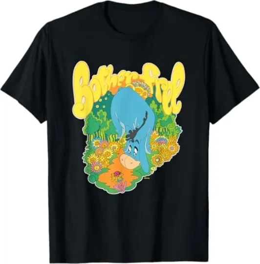 Discover Disney Winnie The Pooh Eeyore Bother Free Sixties Retro T-Shirt Size S - 5XL