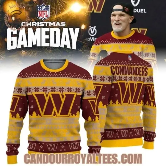Discover Washington Football Christmas Showdown Sweater