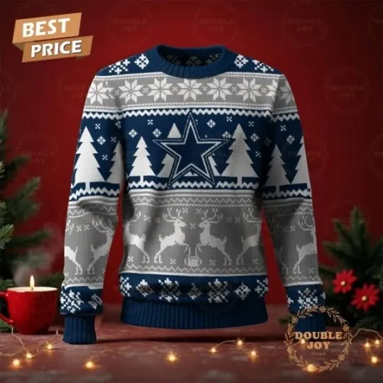 Discover Dallas Cowboy Merry Christmas 2025 Sweater All Sizes