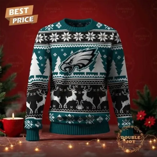 Discover Philadelphia Eagle Merry Christmas 2025 Sweater All Sizes