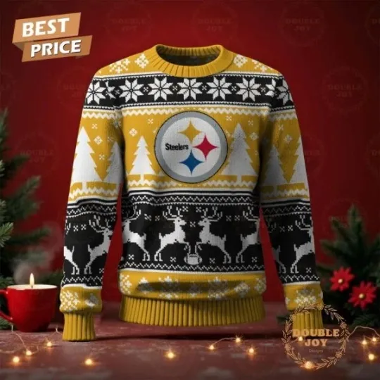 Discover Pittsburgh Steeler Merry Christmas 2025 Sweater All Sizes