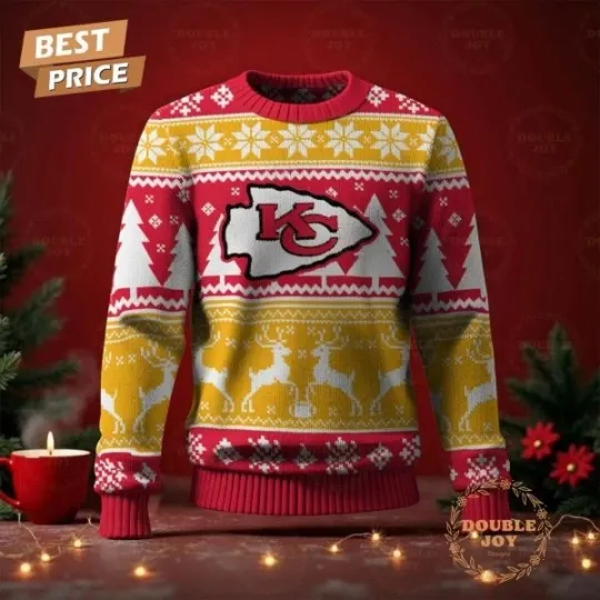 Kansas City Football Merry Christmas 2025 Sweater All Sizes