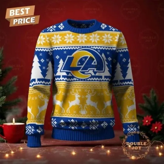 Discover Los Angeles Ram Merry Christmas 2025 Sweater All Sizes