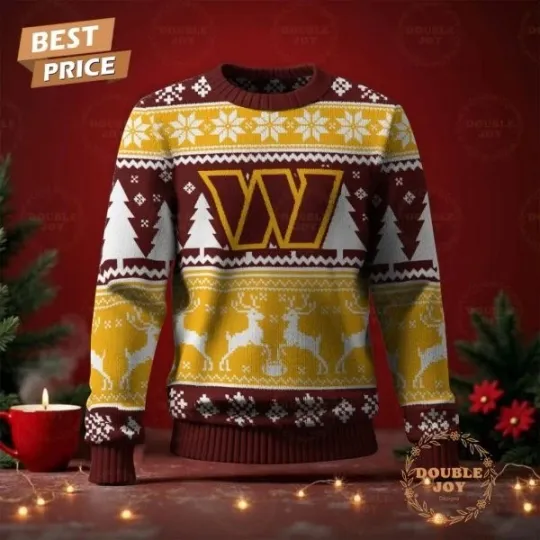 Discover Washington Football Merry Christmas 2025 Sweater All Sizes