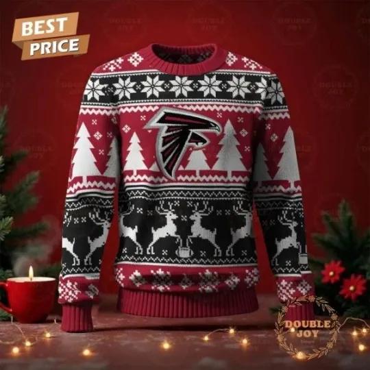 Atlanta Football Merry Christmas 2025 Sweater All Sizes